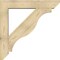 Ekena Millwork Funston Slat Rough Sawn Bracket w/ Offset Brace, Douglas Fir, 8"W x 44"D x 44"H BKT0806X44X44FST06RDF - alternate 3